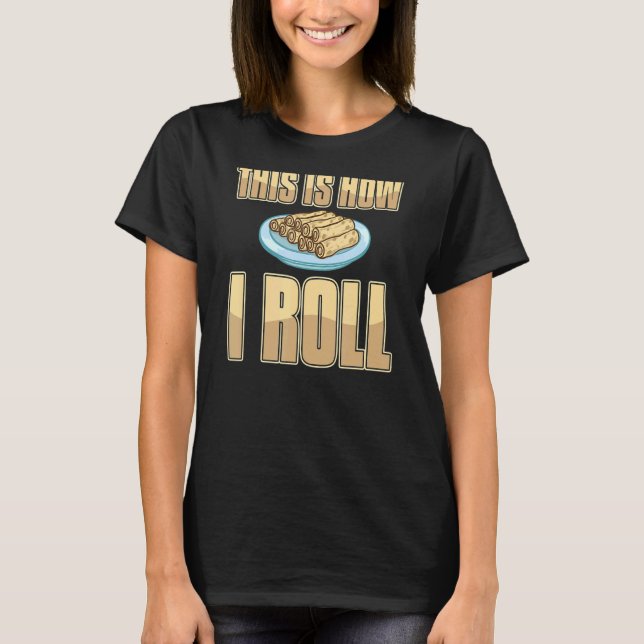 Lefse Norwegian Bread Recipe Maker Flatbread Rolli T-Shirt (Front)