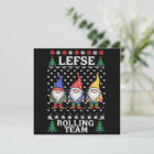 Lefse Rolling Team Christmas Baking Gnome Xmas