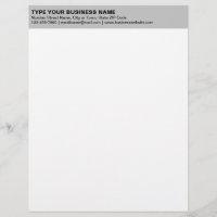 Left Aligned Plain Texts on Grey Heading of
