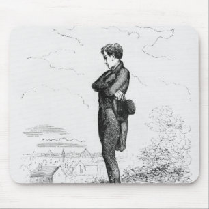 Left alone, Rastignac walked a few steps Mouse Pad