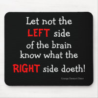 Left-brain Mousepad