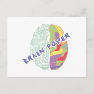 Left Brain Postcard