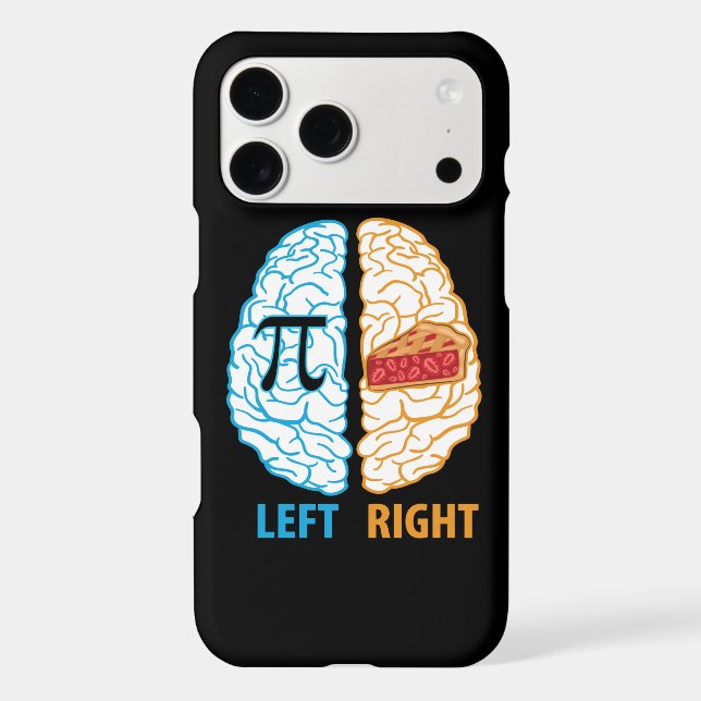 Left Brained Right Brained Funny Pi (Back)