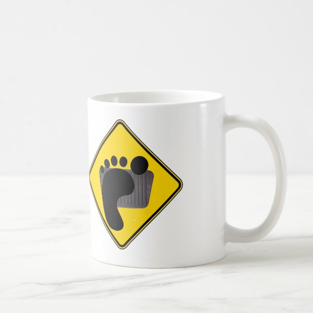 Left Foot Braker On Board Coffee Mug (Right)
