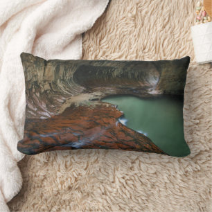 Left Fork Zion National Park, Utah Lumbar Cushion