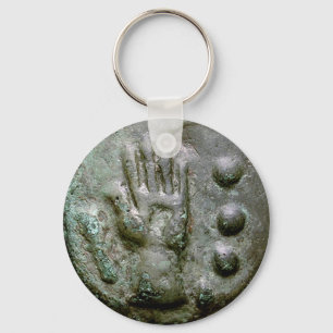 Left Hand Aes Grave Quadrans Key Ring