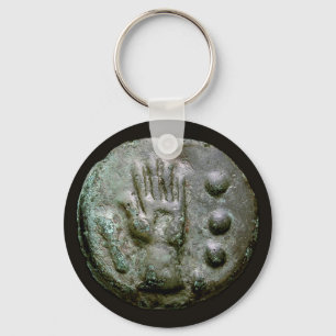 Left Hand Aes Grave Quadrans Key Ring