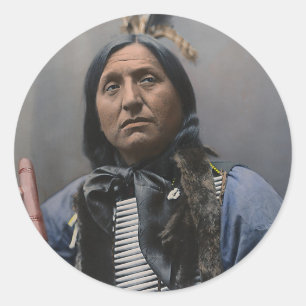 Left Hand Bear Classic Round Sticker