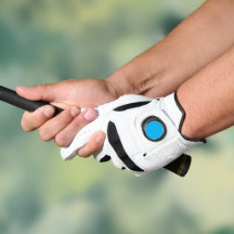 Left Hand Golf Glove with Blue Marker 