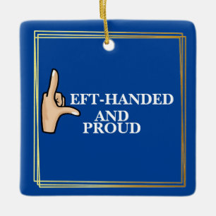 Left-Handed and Proud Ornament