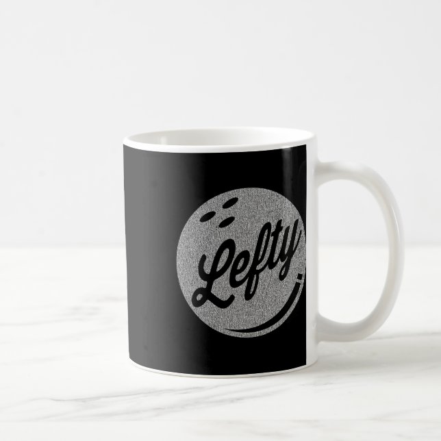 Left Handed Bowler Lefty Bowling  Coffee Mug (Right)