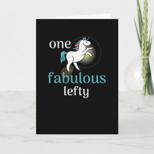 Left Handed Gifts   Lefty Left Hander Left Handed Card