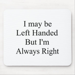 Left Handed Mouse Pad
