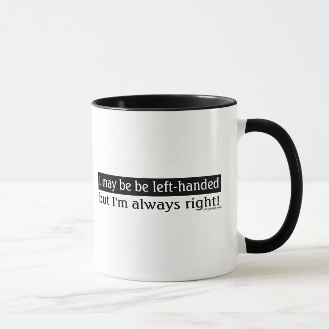 Left-handed people mug (Right)