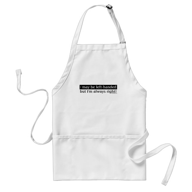 Left-handed people standard apron (Front)