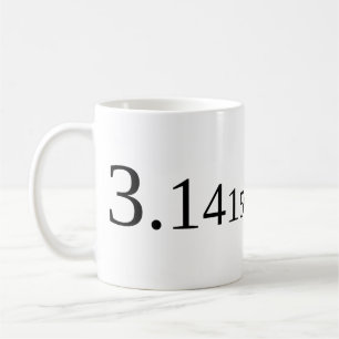 Left-Handed Pi - 3.14... Coffee Mug