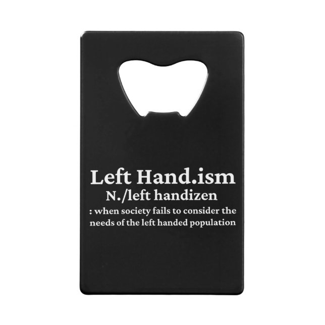 Left Hander's (Front)