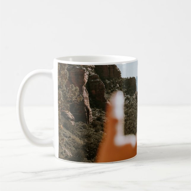 Left human hand coffee mug (Left)