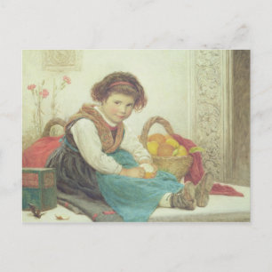 Left in charge postcard