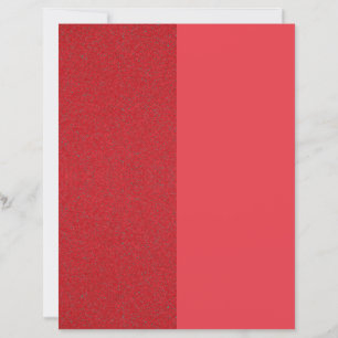 Left-Noise Tomato Red Custom Paper Sheets