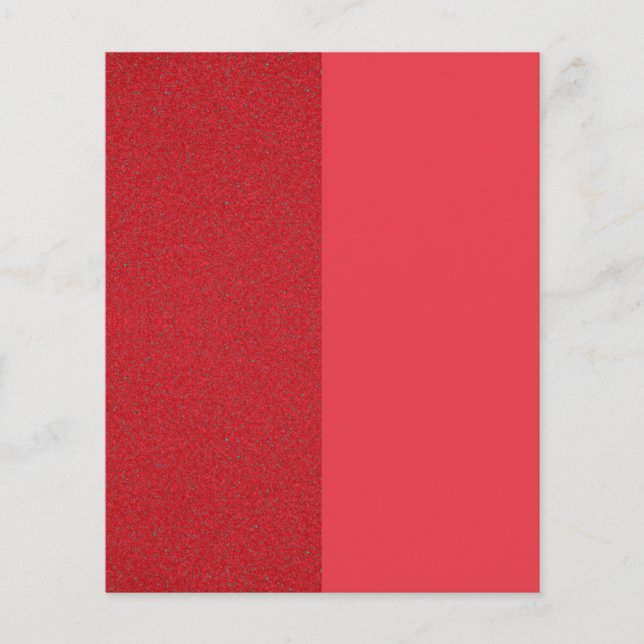 Left-Noise Tomato Red Square Flyer – Customisable (Front)