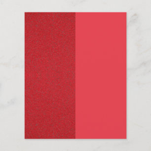 Left-Noise Tomato Red Square Flyer – Customisable