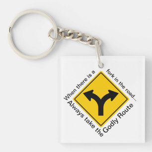 Left Or Right Key Ring