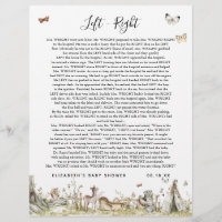 Left - Right | Baby Shower Game