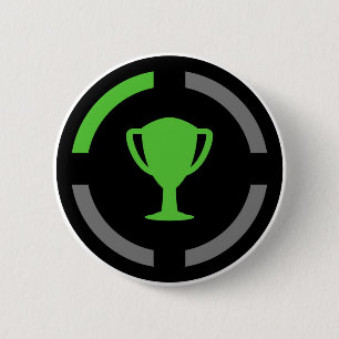 Left the Couch - Achievement Unlocked 6 Cm Round Badge