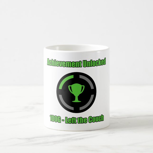 Left the Couch - Achievement Unlocked Coffee Mug (Center)