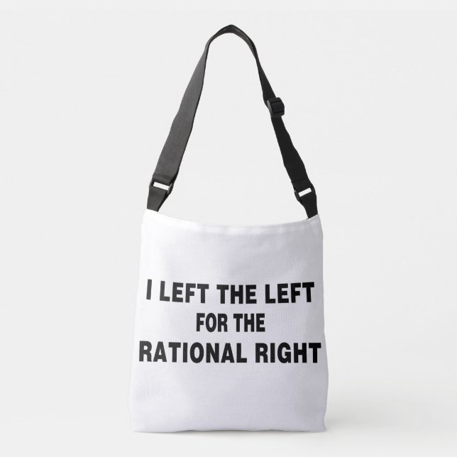 Left The Left For Rational Right Crossbody Bag (Front)
