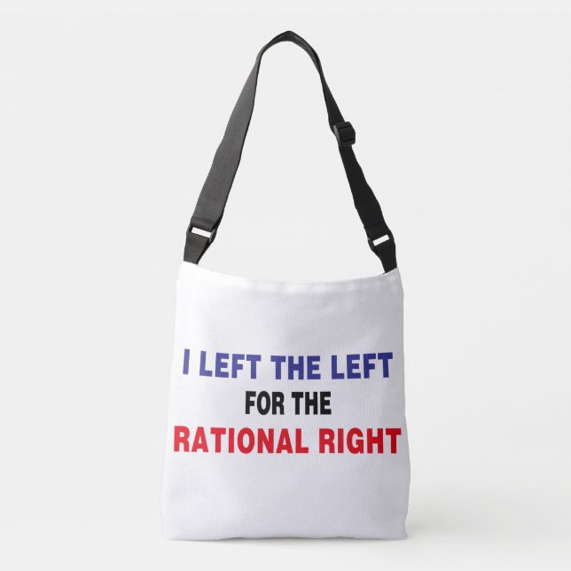 Left The Left For Rational Right Crossbody Bag (Front)