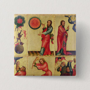 Left wing of the High Altar of St. Peter's 15 Cm Square Badge