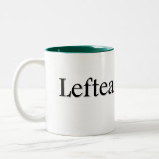 Leftea Left Handed Tea Two-Tone Coffee Mug
