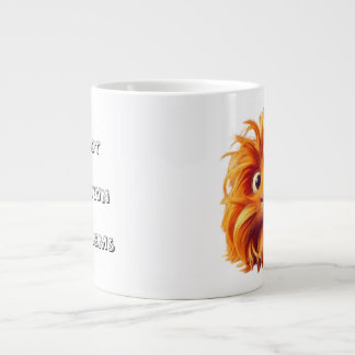 Lefties Only - your coffee, your problems! Large Coffee Mug