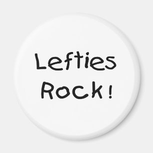 Lefties Rock Magnet