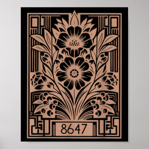 Leftist, 86 47 Anti Trump, Floral Feminist  Poster