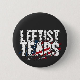Leftist Tears Liberal Democrats Kamal Harris 6 Cm Round Badge
