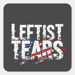 Leftist Tears Liberal Democrats Kamal Harris  Square Sticker