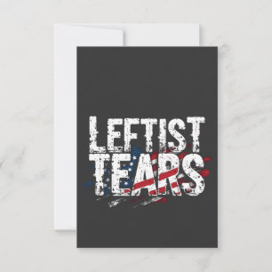 Leftist Tears Liberal Democrats Kamal Harris Thank You Card