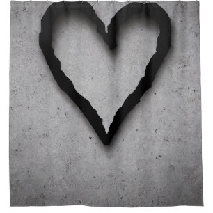 Leftover heart, No 01 Shower Curtain