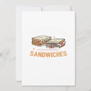 Leftovers Are For Quitters Sandwichers Essential Holiday Card