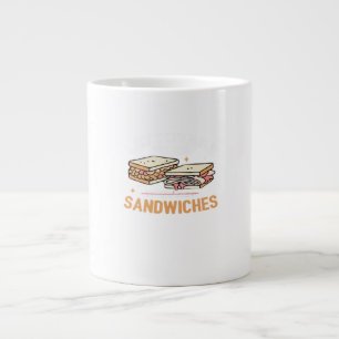 Leftovers Are For Quitters Sandwichers Essential Large Coffee Mug