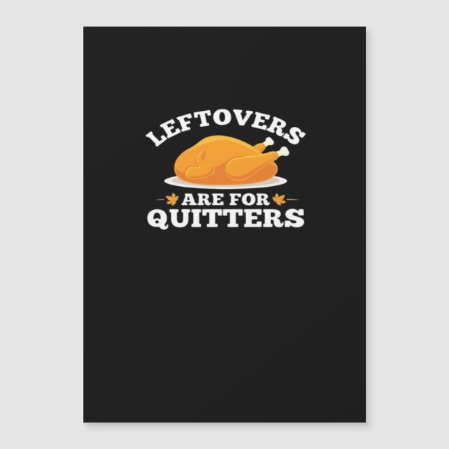Leftovers Are For Quitters, Thanksgiving Madness E (Front)