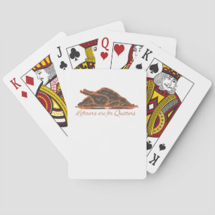 Leftovers Are For Quitters Turkey Graphic Classic Playing Cards