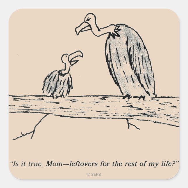 Leftovers Square Sticker (Front)