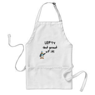 Lefty and Proud of it! Left handed funny sayings Standard Apron