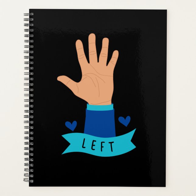 Lefty Life: Personalised Planner for Left-Handers (Front)