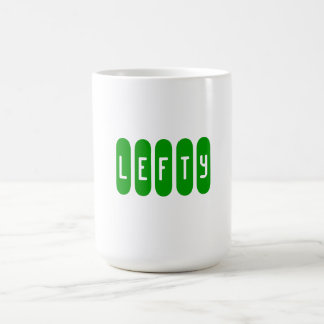 " Lefty " mug