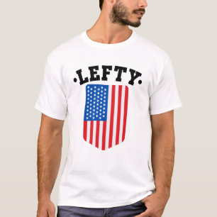 Lefty USA Flag Left Handed T-Shirt